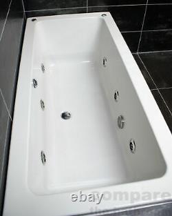 Gems Alveus 1700 x 800mm Double Ended 6 Jet Whirlpool Bath