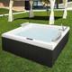 Giordano Byer 29 Jet Bathtub Hot Tub with Ozonator and Built-In Speaker