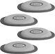 Grey Spa Pillow Inserts 4-Pack with Support for Jacuzzi J-300 Series Hot Tubs