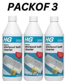 HG Hygienic Whirlpool Bath Cleaner Spa Hot Tub Jacuzzi Cleaner 1 Litre Soap, Oil