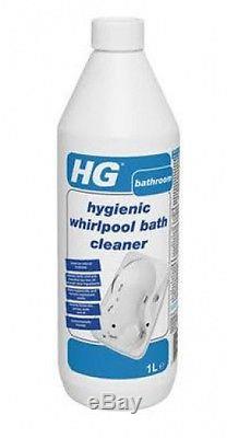 HG Hygienic Whirlpool Cleaner 1 litre Spa Bath Cleaner Approx 12 Weeks Supply