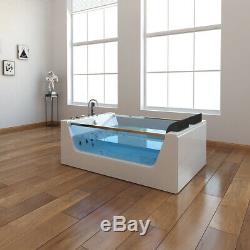 HOME DELUXE Whirlpool Badewanne Pool Duschen Baden Freistehend Acrylwanne Wanne