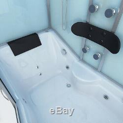 HOME DELUXE Whirlpool Steam Shower Tub Bathtub