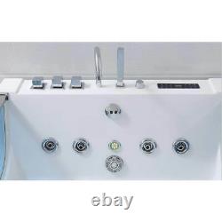 Home Deluxe Whirlpool Bathtub Pool Shower Baden Self-Supporting Acrylic Tub Bath