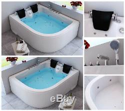 Home Deluxe Whirlpool Corner Bath Bathtub Tub Pool Thermostat Spa Acrylic