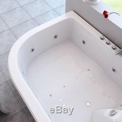 Home Deluxe Whirlpool Corner Bath Bathtub Tub Pool Thermostat Spa Acrylic