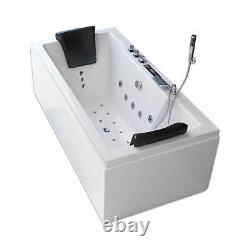 Home Deluxe Whirlpool Corner Bath Bathtub Tub Pool Thermostat Spa Heater