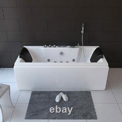 Home Deluxe Whirlpool Corner Bath Bathtub Tub Pool Thermostat Spa Heater