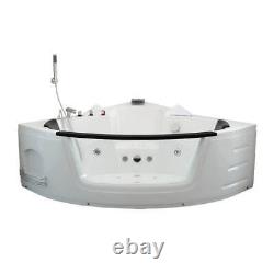 Home Deluxe Whirlpool Corner Bath Bathtub Tub Pool Thermostat Spa Heating Heat