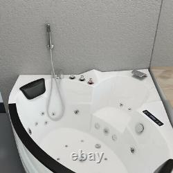 Home Deluxe Whirlpool Corner Bath Bathtub Tub Pool Thermostat Spa Heating Heat