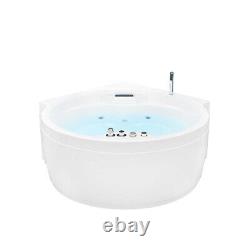 Home Deluxe Whirlpool Corner Bath Bathtub Tub Pool Thermostat Spa Heizung