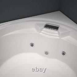 Home Deluxe Whirlpool Corner Bath Bathtub Tub Pool Thermostat Spa Heizung