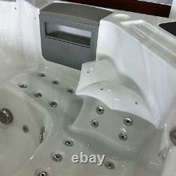 Hot Tub 6-8 Person Luxury 19 Smart Android Tv Jacuzzi Spa 32amp American