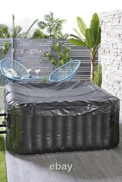 Hot Tub Inflatable Jacuzzi Outdoor Spa Set Jet Bubble Massage 4 Person Garden Uk