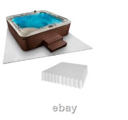 Hot Tub Jacuzzi Pool Spa Mats WHITE EVA Foam Premium Quality Non Slip 50x50cm