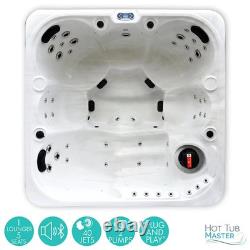 Hot Tub Master Cloud Stream 6 Person Spa 40 Jet Outdoor Jacuzzi Installed UK