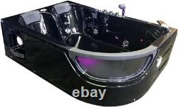 Hot Tub Pegaso, 180x120cm, Chrome Therapy, Spa, Jets, Waterfall, LED