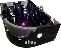 Hot Tub Pegaso, 180x120cm, Chrome Therapy, Spa, Jets, Waterfall, LED