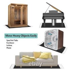 Hot Tub Sled Spa Sled Mover with Pull Cables Glide Drag Mat Multi Purpose Heavy