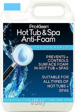 Hot Tub Spa Anti Foam 5 Litre Chemicals Defoamer Swimming Pool Whirlpool