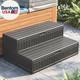 Hot Tub Steps with Storage Extra Wide, 2-Step Spa Stairs Non-Slip Heavy Duty 5