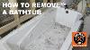 How To Remove A Bathtub Safely Step By Step By Home Repair Tutor