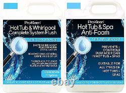 Hygienic Whirlpool System Flush Cleaner Spa Hot Tub Anti Foam Cleaning