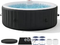 Inflatable Hot Tub 208cm Portable Large Spa Outdoor Luxury Jacuzzi Garden