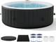 Inflatable Hot Tub 208cm Portable Large Spa Outdoor Luxury Jacuzzi Garden