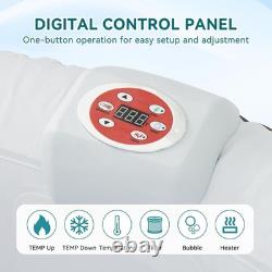 Inflatable Hot Tub 208cm Portable Large Spa Outdoor Luxury Jacuzzi Garden