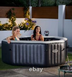 Inflatable Hot Tub Intex Spa Pool Portable Jacuzzi 4 Person Pool + Accessories