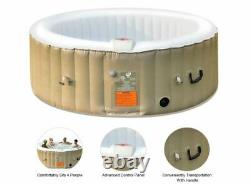 Inflatable Hot Tub Massage Spa Relaxing Bubble 4 6 Persons Round Jacuzzi Pool