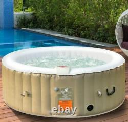 Inflatable Hot Tub Massage Spa Relaxing Bubble 4 6 Persons Round Jacuzzi Pool