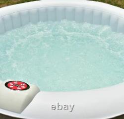 Inflatable Hot Tub Massage Spa Relaxing Bubble 4 6 Persons Round Jacuzzi Pool