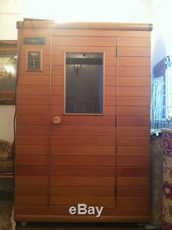 Infrared sauna two persons the only one on eBay with wooden door
