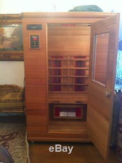 Infrared sauna two persons the only one on eBay with wooden door