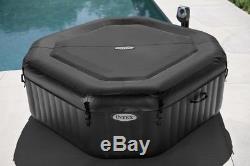 Intex inflatable spa bath hot tub octagonal jacuzzi