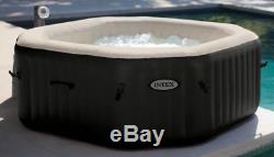 Intex inflatable spa bath hot tub octagonal jacuzzi