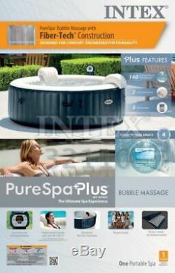 Intex lay z spa jacuzzi hot tub 4 people led light new limited layz spa bubble