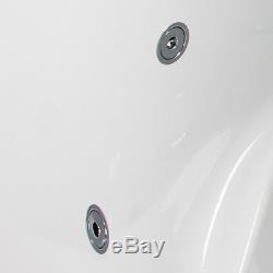 Islay 1370x740x810mm Deep Soaking Bath 22 Flush-Jet Whirlpool Pneumatic Controls