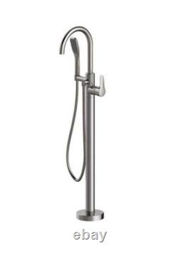 JACUZZI Single-Handle Freestanding Tub Faucet in Brushed Nickel