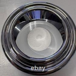 Jacuzzi Chrome Bath Jet face Cover Jacuzzi set of 4 Part Number 250030150 New