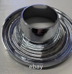 Jacuzzi Chrome Bath Jet face Cover Jacuzzi set of 4 Part Number 250030150 New