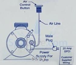 Jacuzzi HB2100 Whirlpool Bath Pump, Removed From New Tub Damaged In Transit