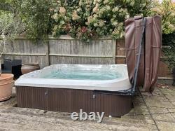 Jacuzzi Hot Tub J495, 10 person Spa, Cover, Cover lifter, steps & misc chemicals