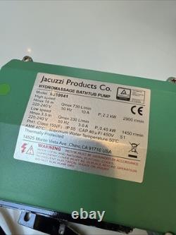 Jacuzzi Hydromassage Bathtub Spa 3Hp 2-Sp 10A High Speed Pump 6510041