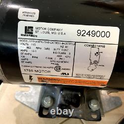 Jacuzzi Jetted Tub Pump 9249000, 1795 Emerson Motor w Air Switch Corded 115 VAC