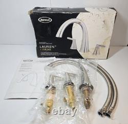 Jacuzzi Lauren Brushed Nickel 2-handle Roman Tub Faucet Deck Mount 1158245 New
