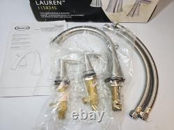 Jacuzzi Lauren Brushed Nickel 2-handle Roman Tub Faucet Deck Mount 1158245 New