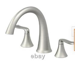 Jacuzzi MX22826 Piccolo Deck Mounted Roman Tub Filler Faucet Brushed Nickel